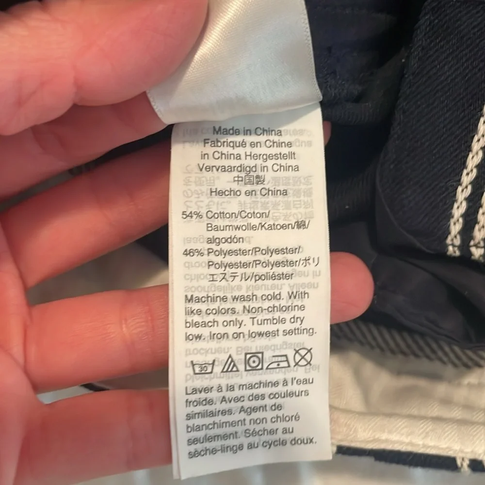 J. Crew Sailor Pant in Stripe Navy and White - Picture 10 of 14